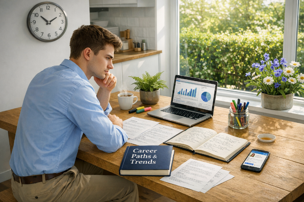 Career research starts, Endless options to explore, Find your true calling